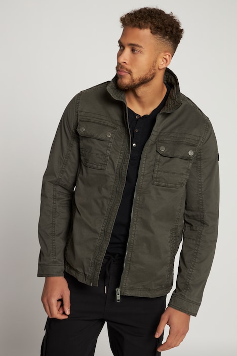 Baumwolljacke, kernige Qualität, vintage Waschung bis 8 XL