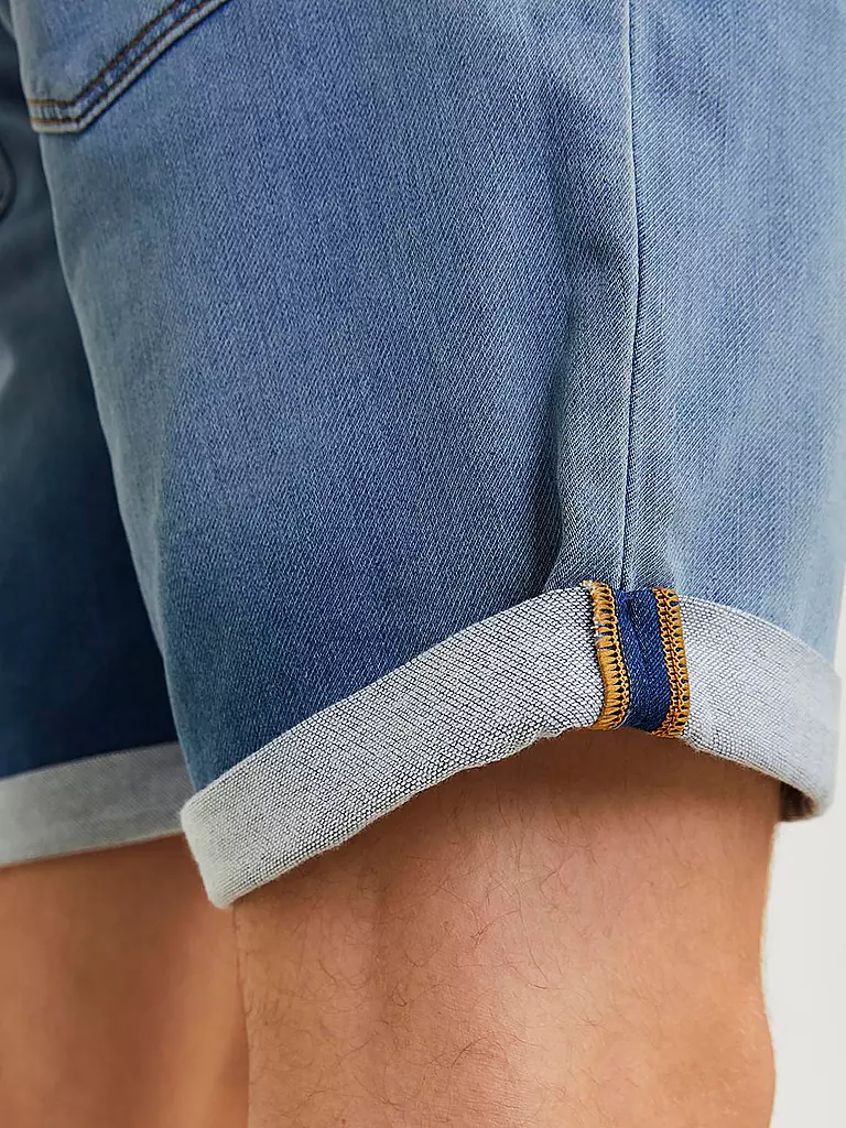 JACK & JONES Jeansshorts JJIRICK JJICON blau
