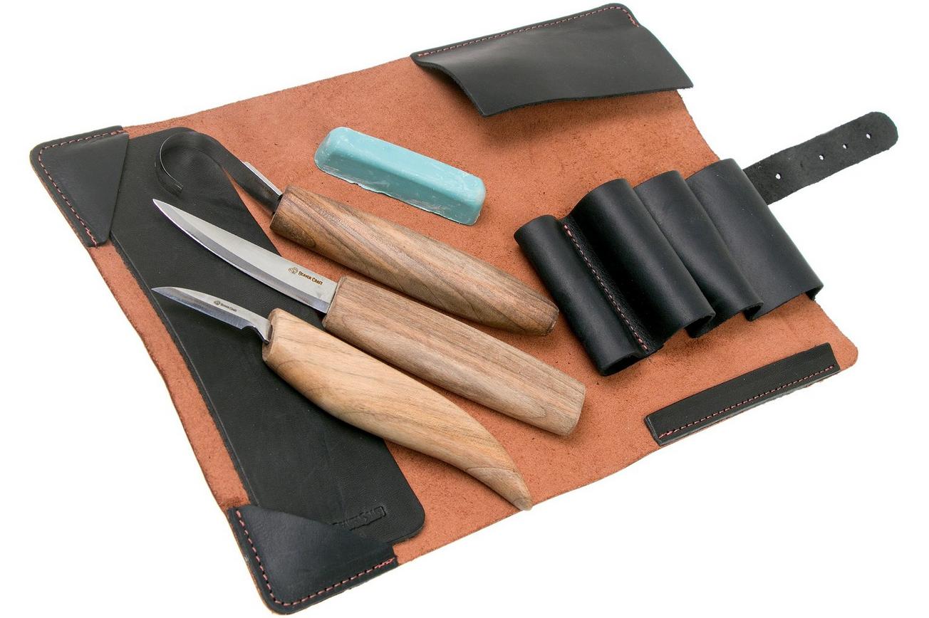 BeaverCraft Extended Spoon Carving Set S13x houtsnijset