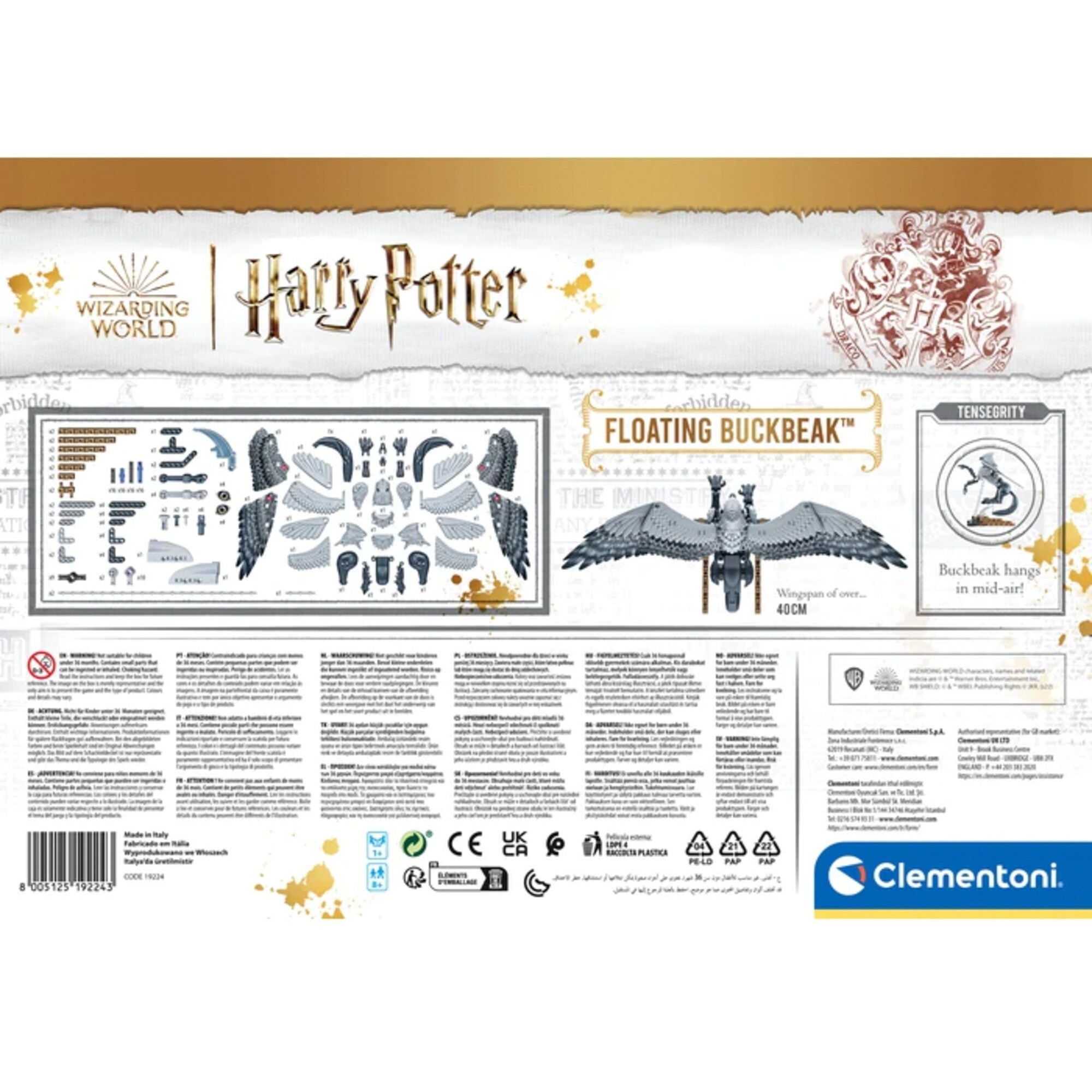 Clementoni Konstruktionsspielzeug Wizarding World Harry Potter - Schwebender Seidenschnabel