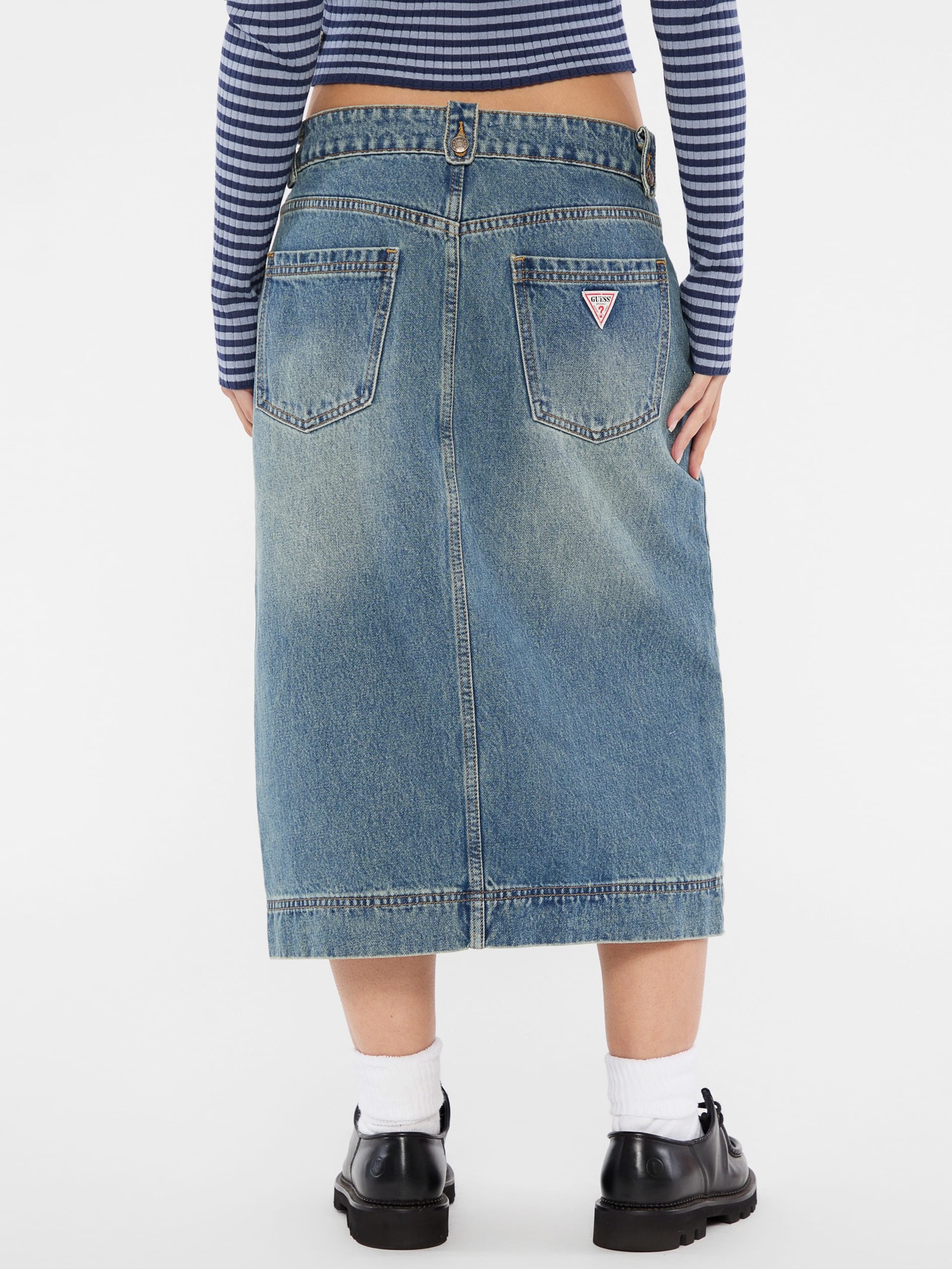 Saia midi jeans GUESS Originals