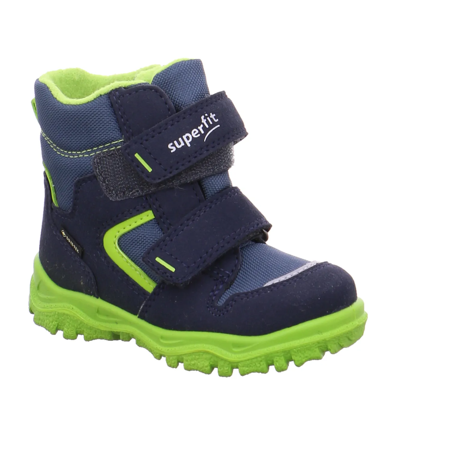SUPERFIT Kleinkinder-Snowboot  Membran Blau Textil  Baby-Winterstiefel
