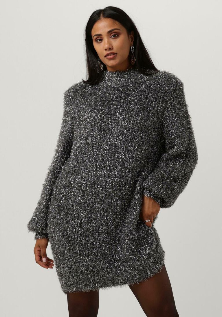 FABIENNE CHAPOT zilveren fabienne chapot mini jurk kitty dress