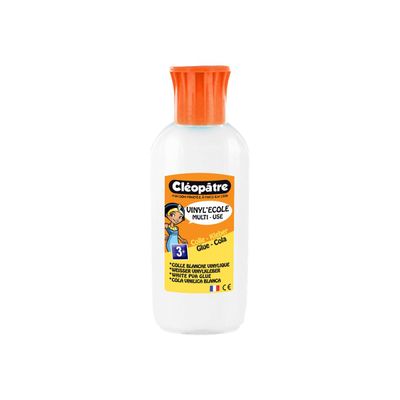 Cléopâtre Vinyl'École - Flacon de Colle - 100 gr - Embout biberon