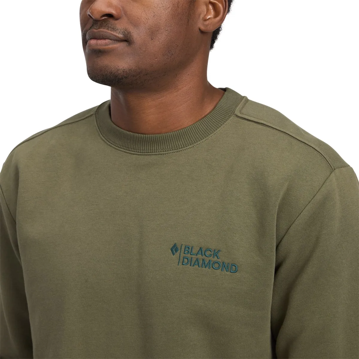 Black Diamond M Mini Stacked Crewneck Tundra