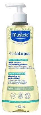 Huile Lavante - Peau Atopique Mustela - 500ml