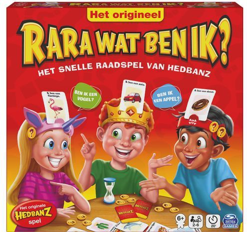 RARA Wat ben ik? – het snelle raadspel voor het hele gezin – nieuwe editie met leuke hoofdbanden