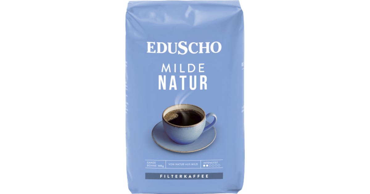 EDUSCHO Milde Natur ganze Bohne
