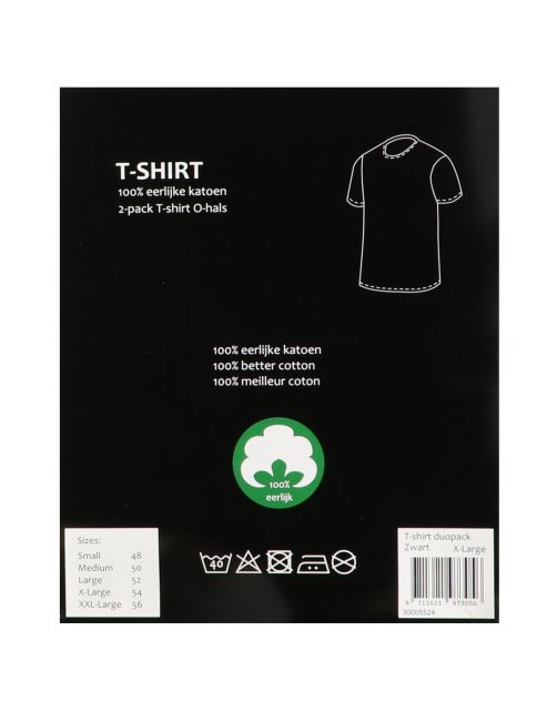Ardy's T-Shirt Duopack Zwart - Werkkleding