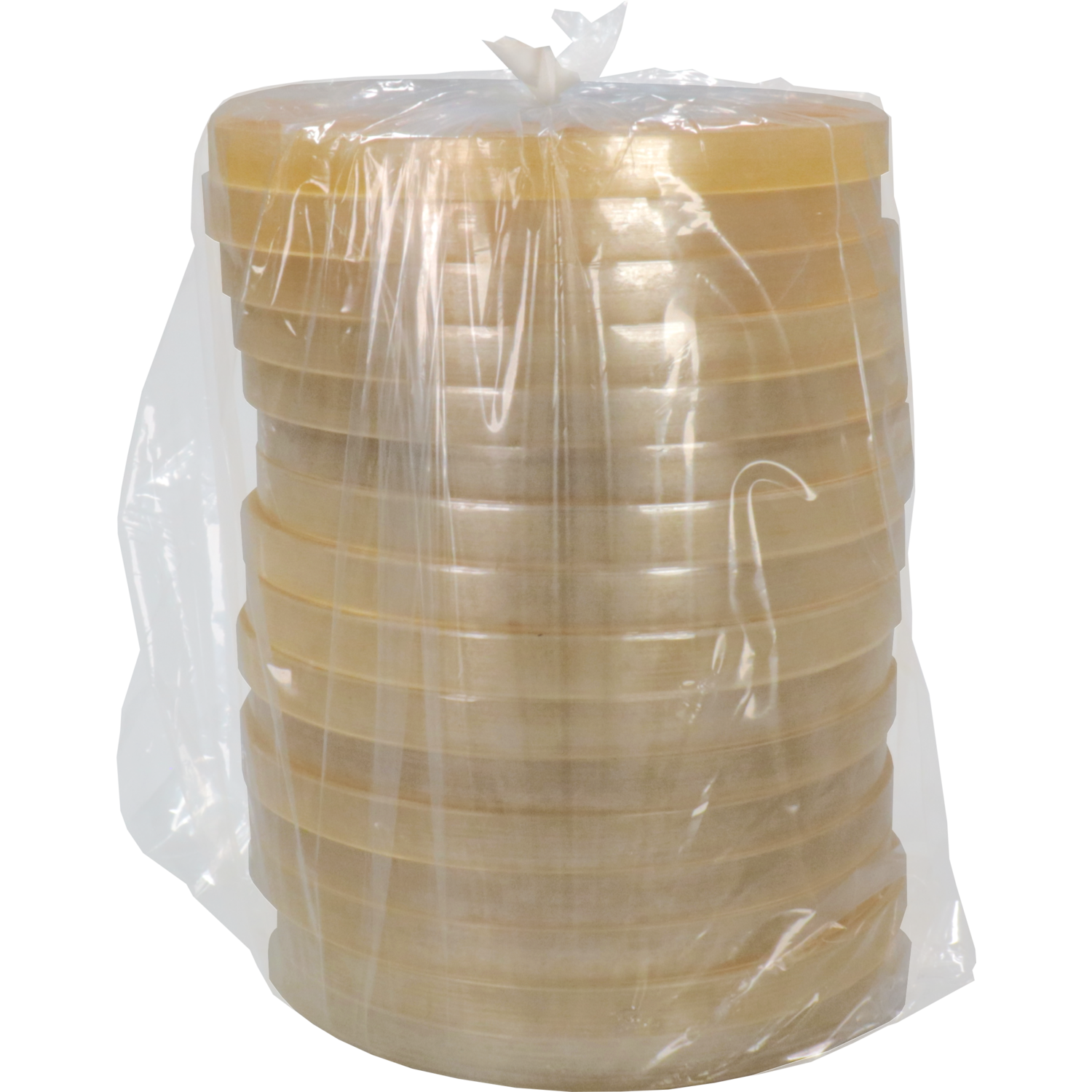 Zakkensluittape, PP, 9mm, 132m, transparant