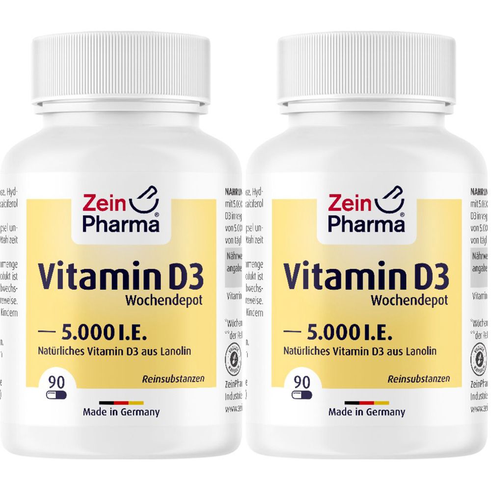 ZeinPharma® Vitamin D3 Kapseln 5000 I.E.