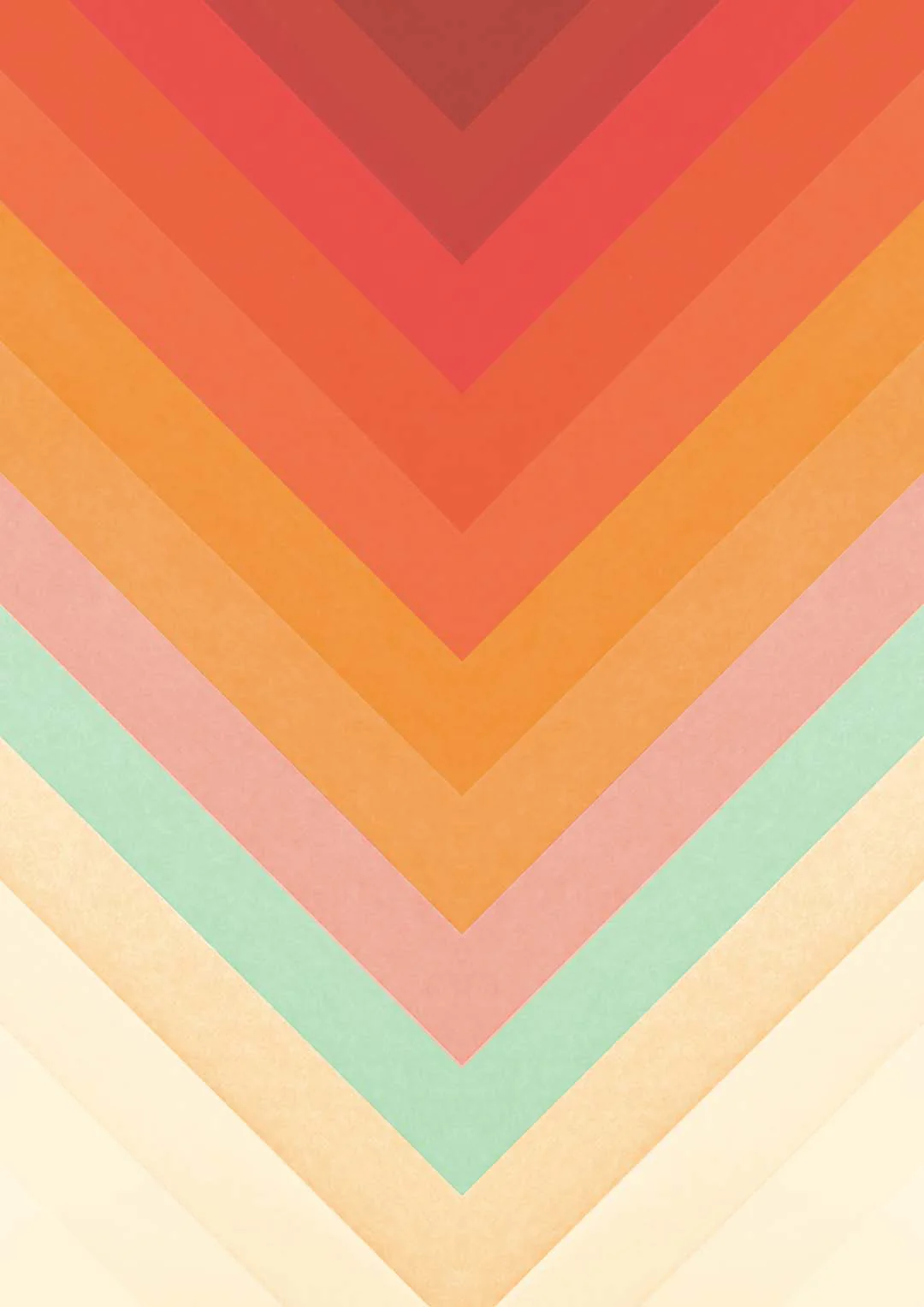 Regenbogen Chevrons von Florent Bodart