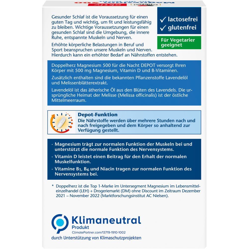 Doppelherz® akitv Magnesium 500 für die Nacht