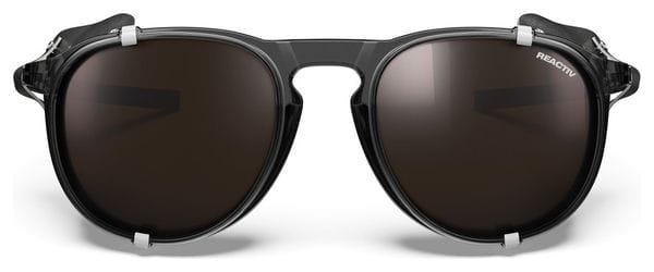 Lunettes Julbo Millenium - Reactiv 2-4 Polarized - Noir Translucide Brillant/Noir/Blanc