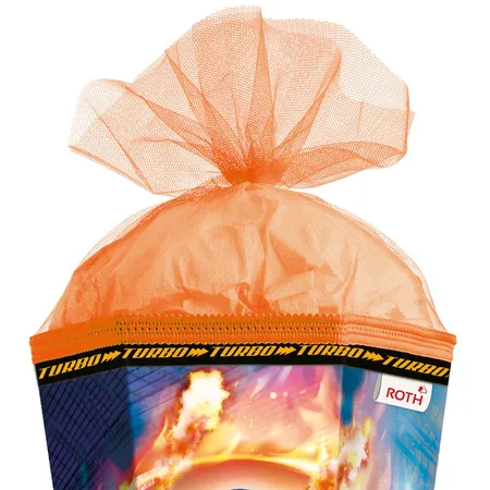 Roth Schultüte Monstertruck Fire mit Spezialborte und Folie, 85 cm, eckig