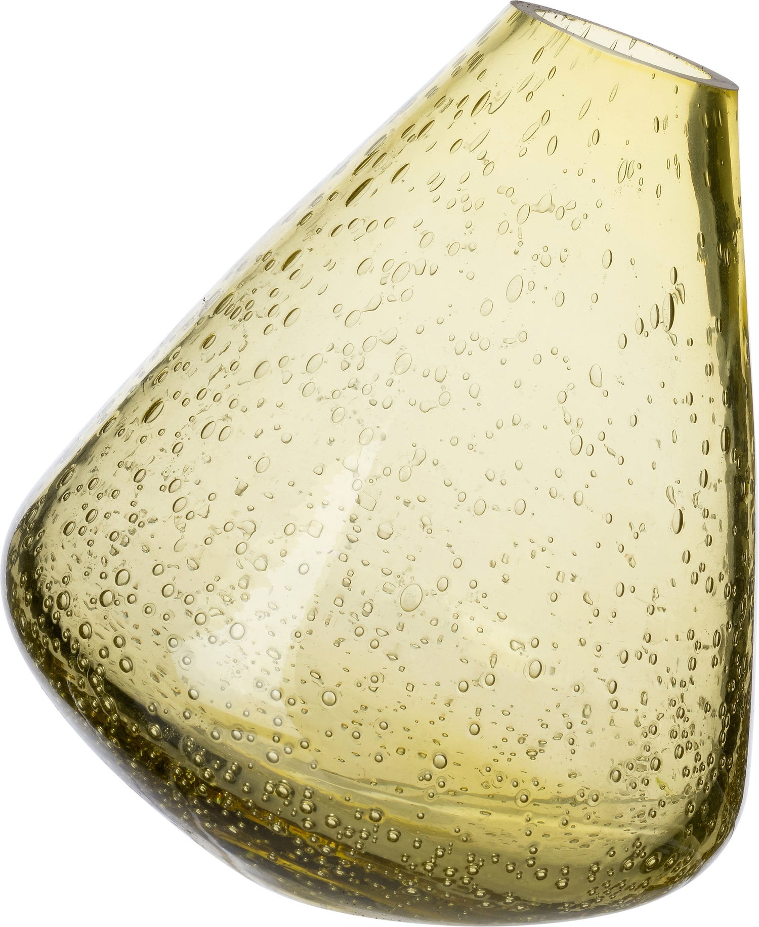 Intratuin vaas Bola geel D 11,3 x 13,8 cm