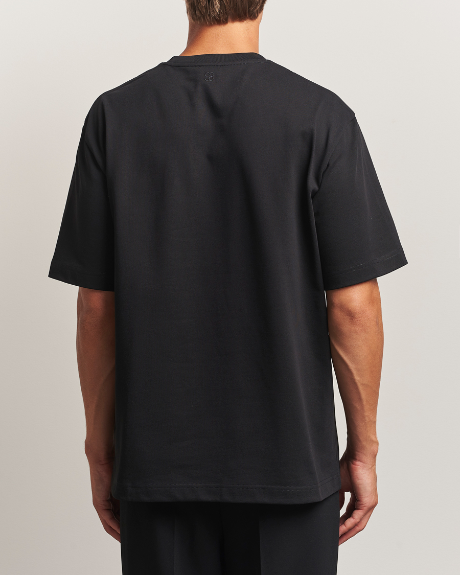 Filippa K Heavy Cotton Crew Neck T-Shirt Black