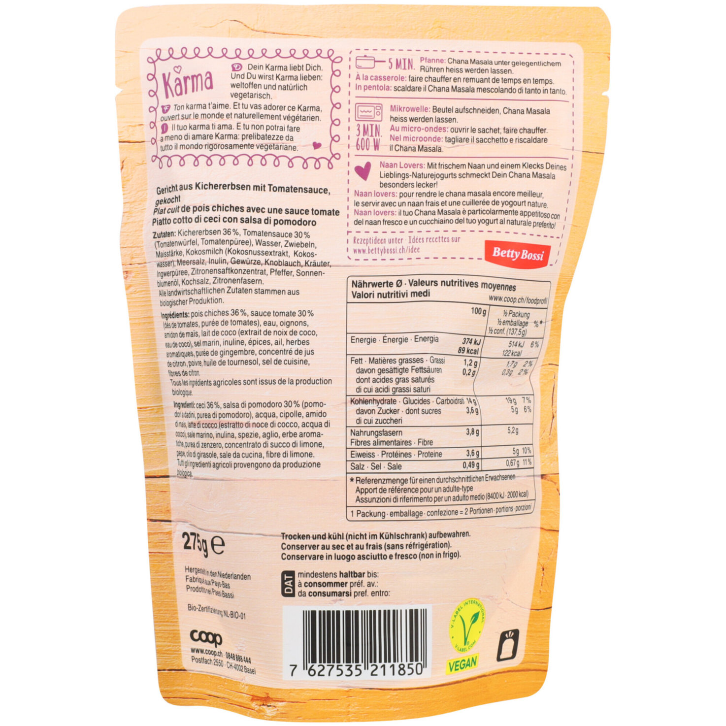 Karma vegan Best Chana Masala
