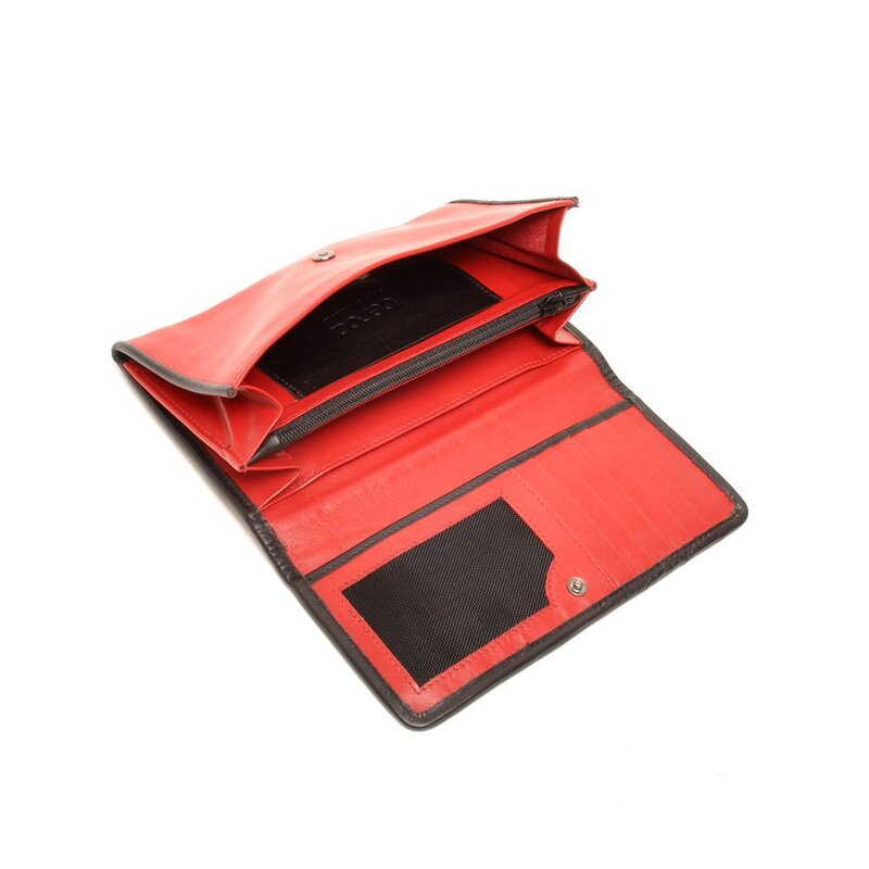 Berba Soft Damesportemonnee Red – Black
