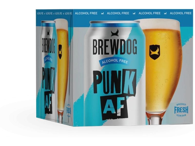 BrewDog Punk AF (alcohol free IPA) 4 x 0.33 l Alkoholfreies Bier