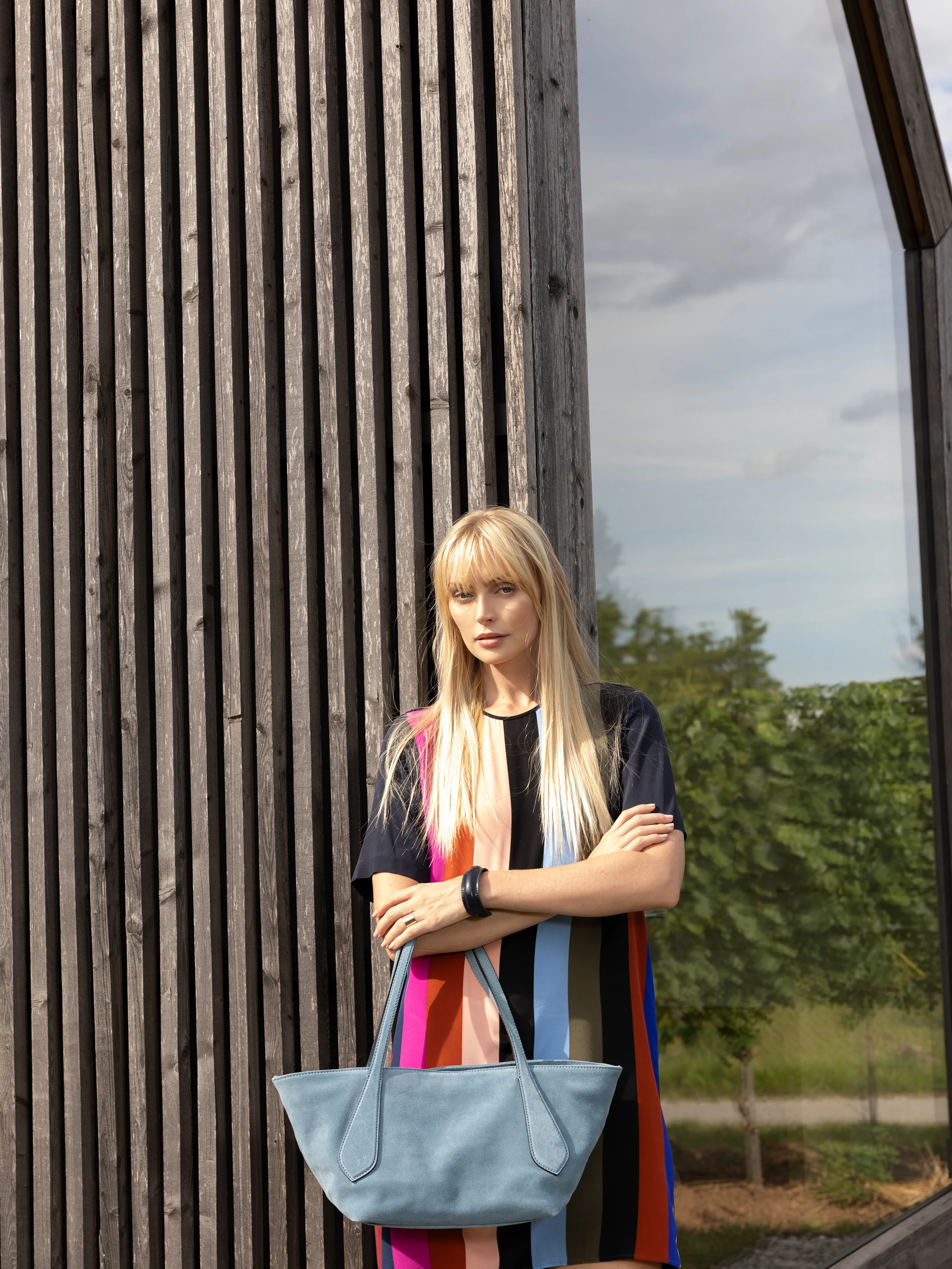 shopper CARINA Leather Suede Standard