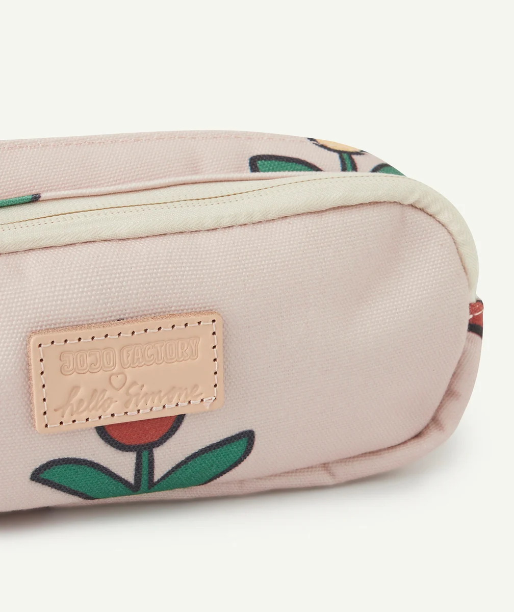 JOJO FACTORYTROUSSE DOUBLE COMPARTIMENT FILLE IMPRIMÉ FLEURI