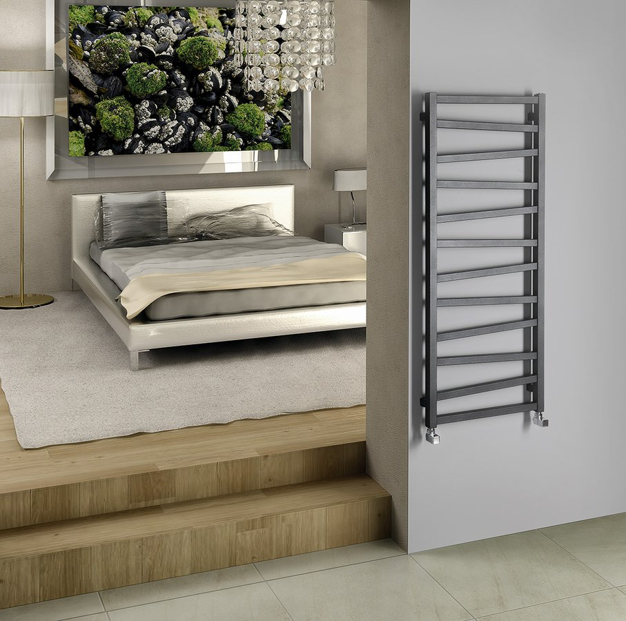 Sapho Zig radiator antraciet 50x133cm 490W