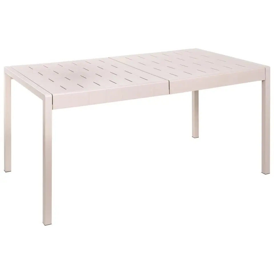 BARTICA - Tuintafel - Beige - 154 x 84 cm - Synthetisch materiaal