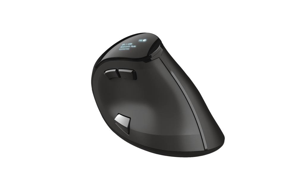 Ergonomische Maus Voxx RechargeableWiederaufladbare, ergonomische Funkmaus mit Digitalanzeige