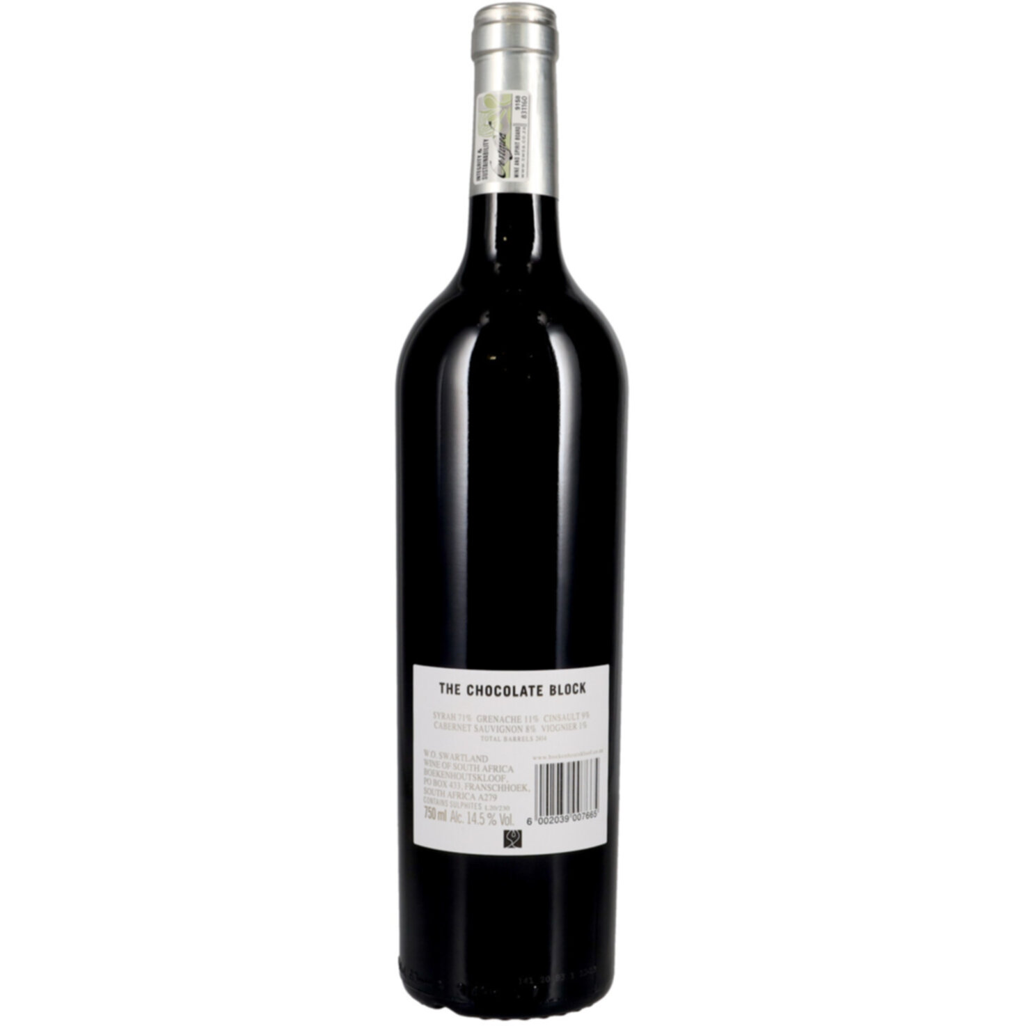 The Chocolate Block Swartland WO Boekenhoutskloof -75cl