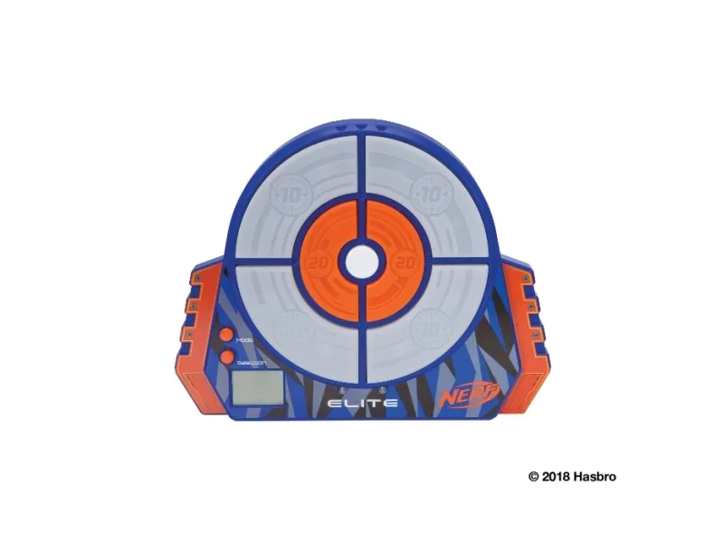 Jazwares Nerf - Elite Strike og Score Digital Target - hvid, blå, orange