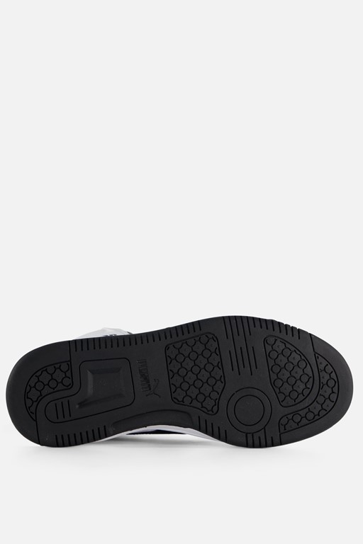 Puma Rebound v6 Mid Sneakers wit Leer