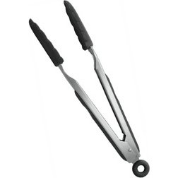 Pince à grillade, inox/silicone, 260 mm