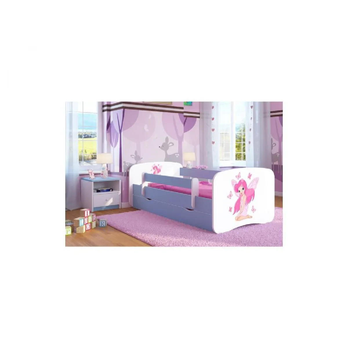 Babydreams Lit fée bleue papillons