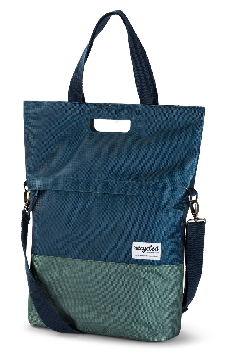 Urban Proof Shopper Cykeltaske 20 liter Blå/Grøn