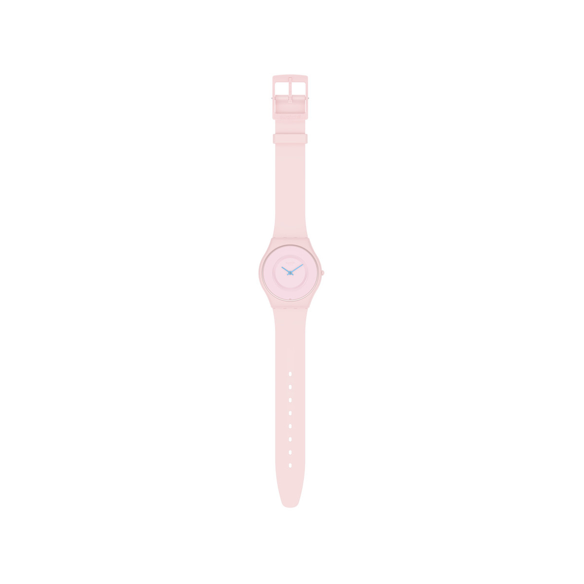 Montre Swatch mixte bioceramic bracelet silicone rose