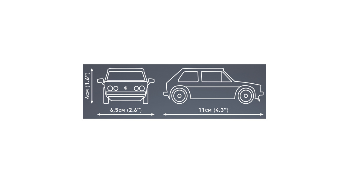 COBIVolkswagen Golf GTI (1976-1983) Constructiespeelgoed  (Schaal 1:35)