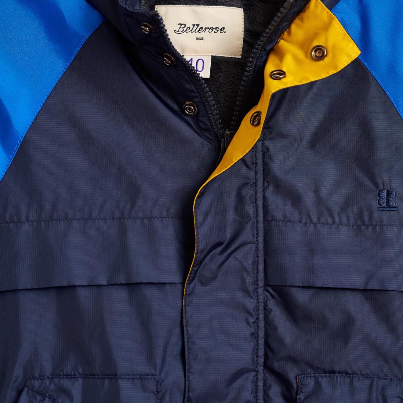 Bellerose Veste intérieur fourré Howard déperlante bleue