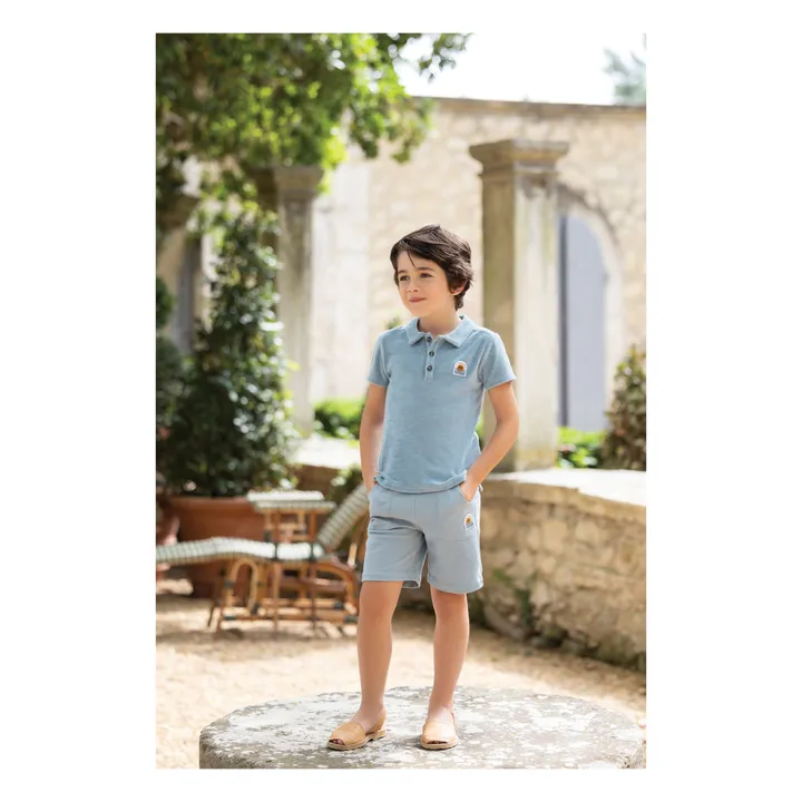 Tartine et Chocolat Short Ficelle | Bleu gris