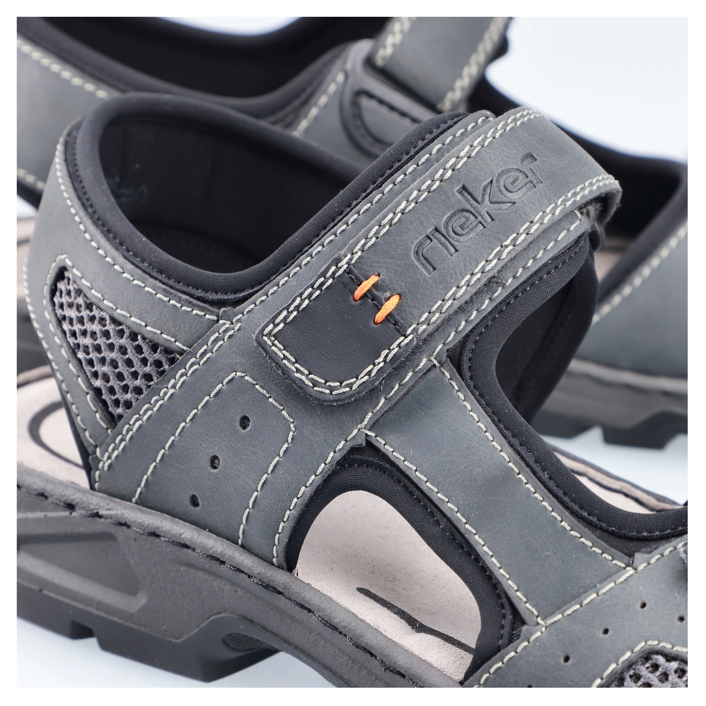 Rieker Riemchensandale  , Sommerschuh, Klettschuh, Outdoorschuh, in Trekking-Optik