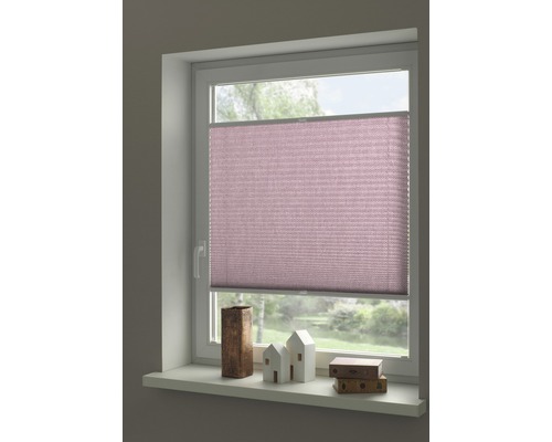 Woonidee: Daglicht plisségordijn 80x210 cm roze
