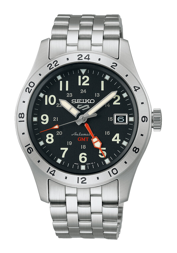 Seiko Herrenuhr 5 Sports GMT SSK023K1