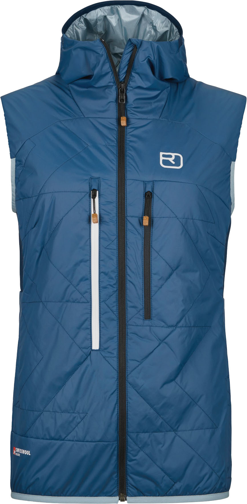 Swisswool Piz Boè Vest Dame 58301/Sea Surface
