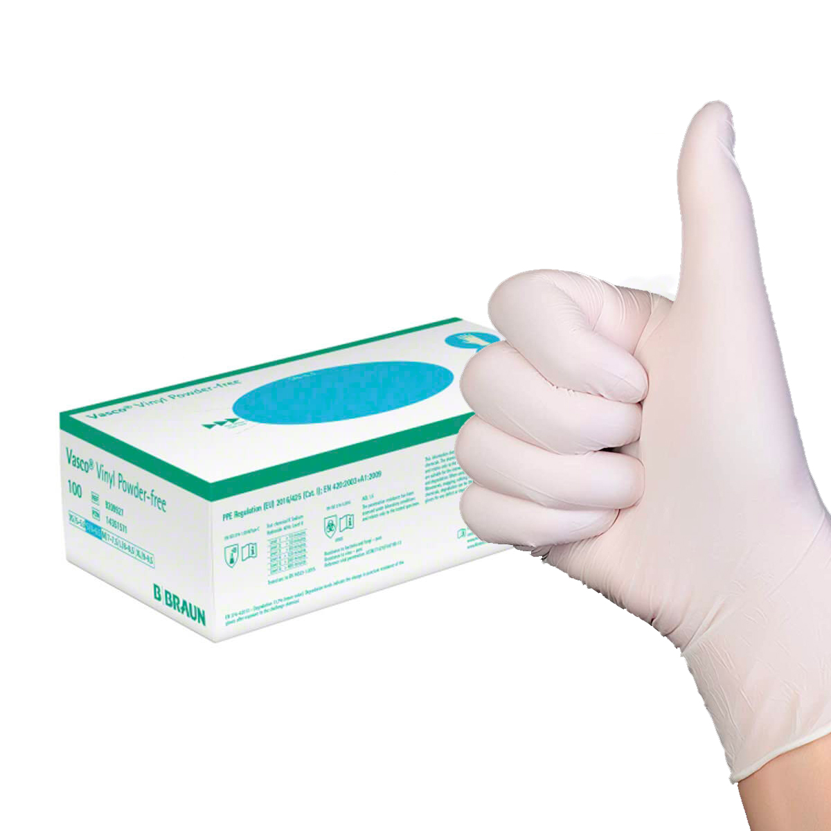 Gants Vinyle Jetables, Bote de 100