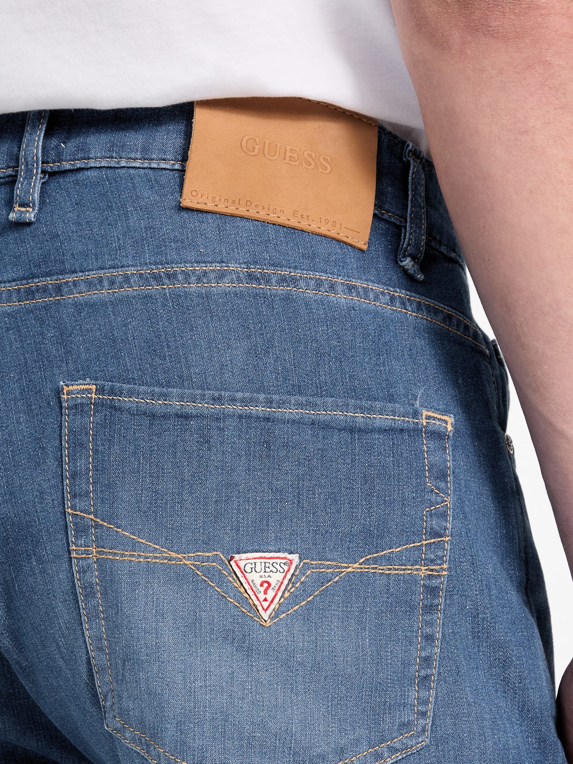 Calça jeans reta Eco Rodeo de corte regular