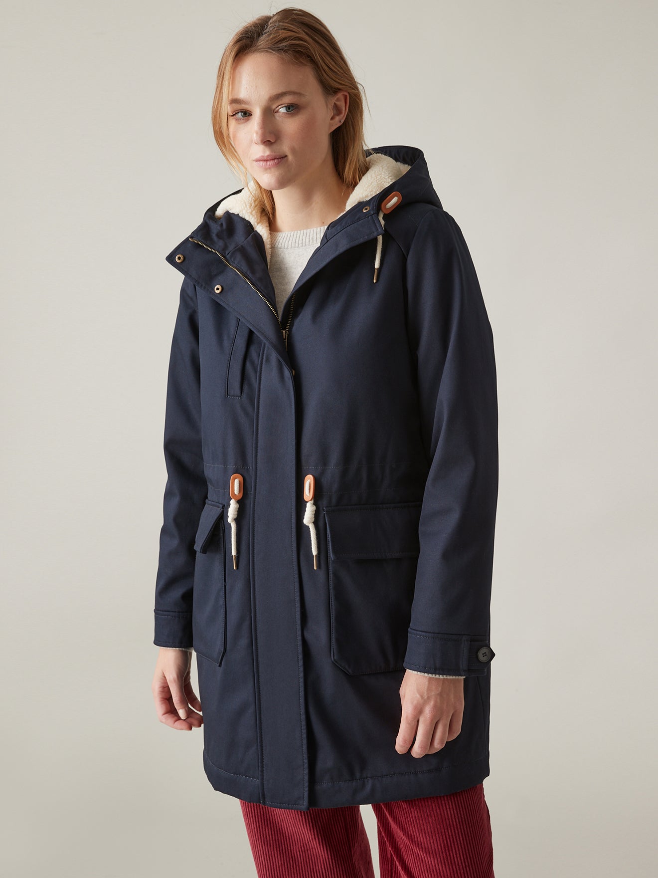 Parka doublée sherpa femme - Collection famille