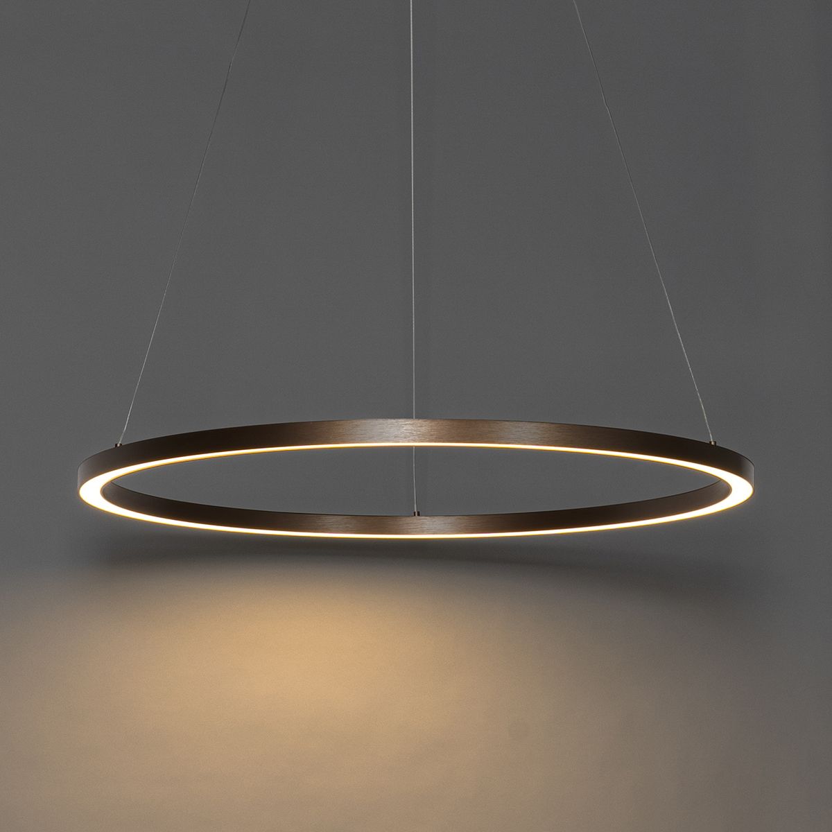 Hanglamp brons 80 cm incl. LED 3-staps dimbaar - Girello