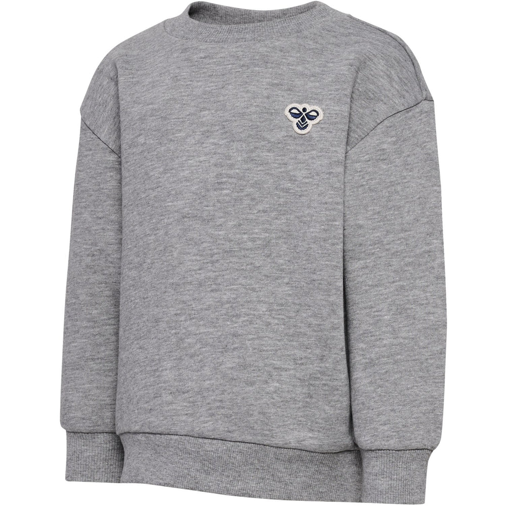 Køb Hummel Grey Melange Mini Loose Crewneck Bee