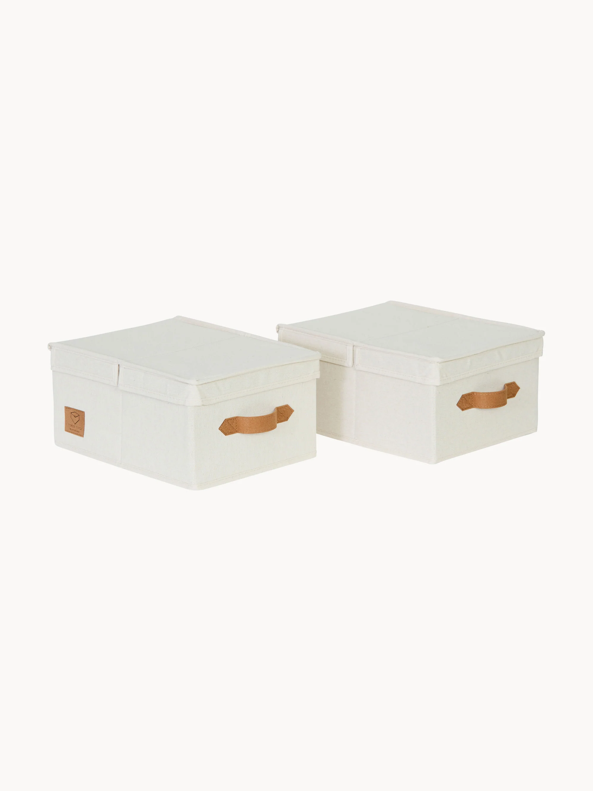 Opbergdozen Premium met deksel, set van 2