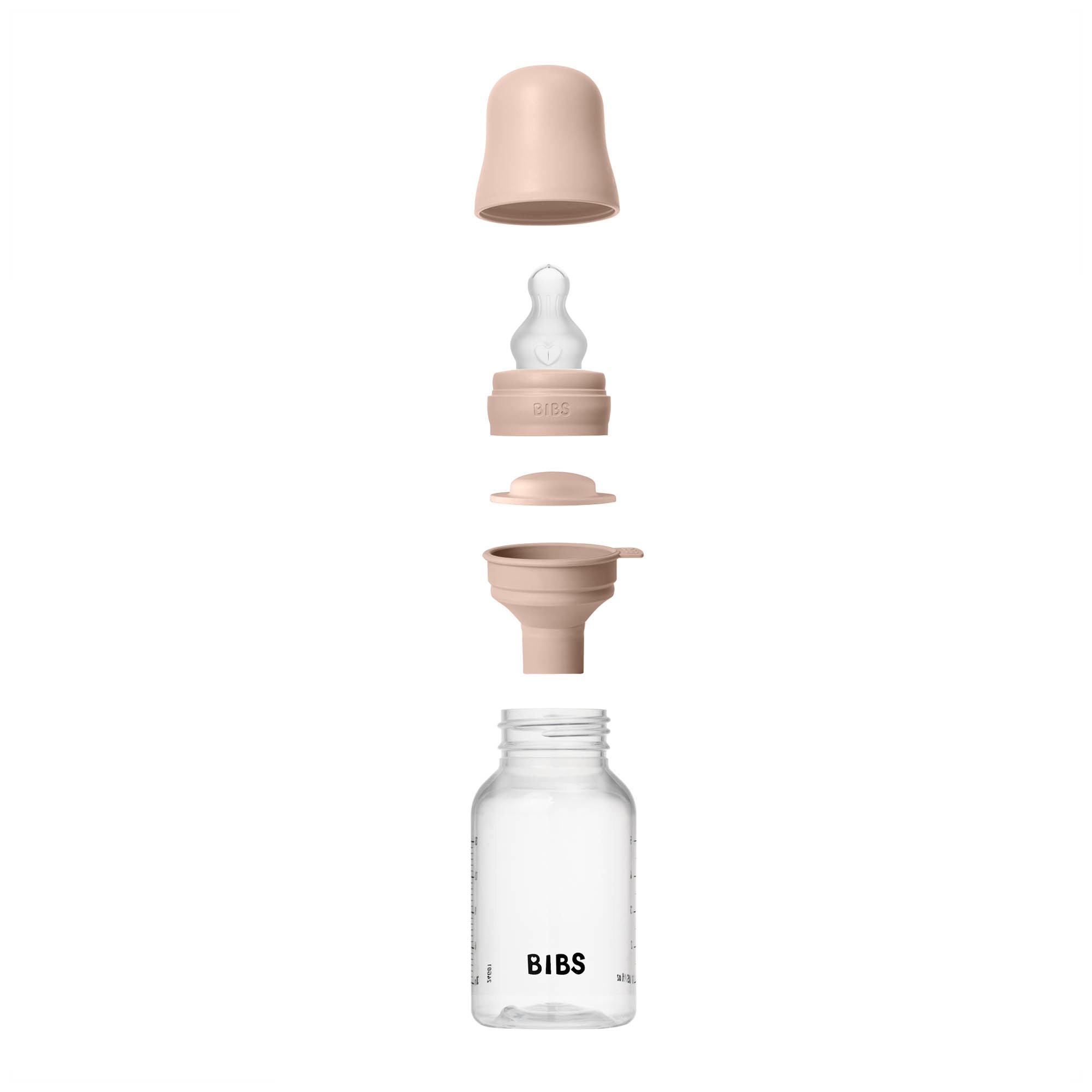 Bibs babyfles met siliconen speen - slow flow 150ml - flesjes - Prénatal